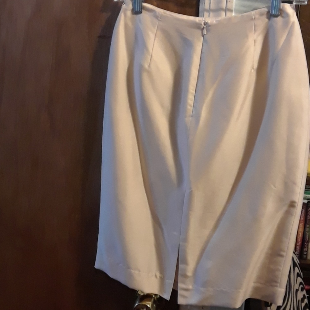 Pretty Tan suit, size 4P - Picture 2 of 6